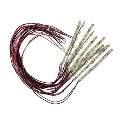 Brighten Your Layout with 10X Pre Wired LED Light Strips Flexible Design