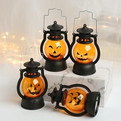 Halloween Pumpkin Lanterns Hanging LED Lights Lamp Spooky Decorations for Home
