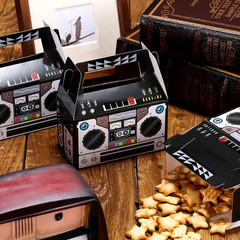 24 Pcs 80s Party Favors Boxes 90s Novelty Boom Box Party Decoration Gift Treat G