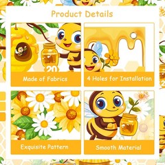 Bee Theme Toss Games with Bean Bags, Bee Theme Toss Games Backdrop Banner for…