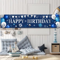 Large Birthday Banners for Outside Decorations Backdrop for Men Women Party