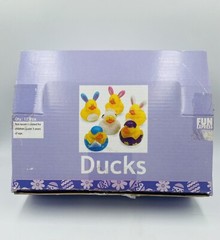 12 Easter Rubber Ducks 2″ x 2″ Bunny Sheep Egg Ducks