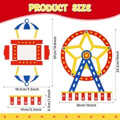 Colorful carnival Ferris Wheel- kids Party Centerpiece decor and candy holders