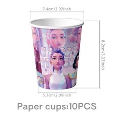 KPop Party Supplies Table Set Plates Cups Table Cover Napkins Themed Party