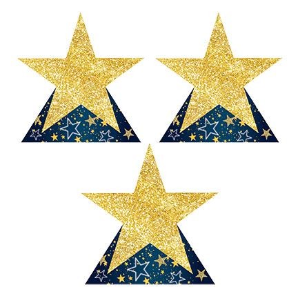 Beistle Starry Night Star Stand-Ups – Prom | Party Supply | Decoration