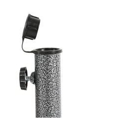 Strong Steel Umbrella Ground Anchor for Outdoor Use with Adjustable Fitting