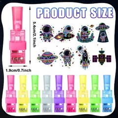 CHSLtmxq 24PCS Space Finger Lights Party Favors, 8 Designs Light Up 24pcs