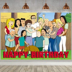 King of the Hill Party Decorations Backdrop Banner Background Vinyl