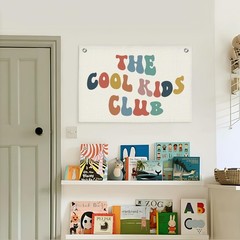 Reading Corner Decor for Classroom，The Cool Kids Club Linen Banner，Playroom D…
