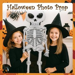 62″ Extra Large Skeleton Halloween Foil Balloons for Ghost Spooky Party Decor