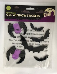 Halloween Window Party Decoration Cling Stickers Ghost Skull Witch Bat Spider