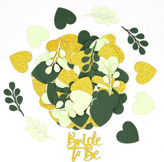 200PC Sage Green Bachelorette Party Decorations Bridal Shower Confetti for Table