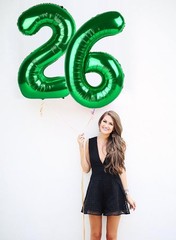 6 Balloon Numbers, 6 7 Decorations, Happy Six Seven Decoration for 6th, 40 In…