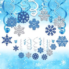 Winter Wonderland Party Decorations,Frozen Party Decorations,Snowflake Hangin