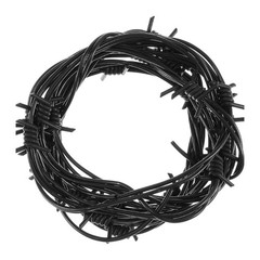 Fake Rusted Barbed Wire Halloween Decorations Plastic Barb Wire Decorations
