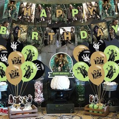 The Walking Dead Party Supplies – Birthday Decorations for TV Show Theme With…