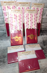 NEW BRIDGERTON BEE Themed 88 Pieces Utensil Holder Place Cards Party Shower Tea
