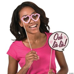 Paris J’adore Photo Booth Stick Props apparel accessories costume 12 Pieces