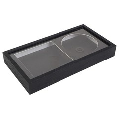 Artisan Made Solid Wood Frame for Showcasing Album Covers in Elegant Style