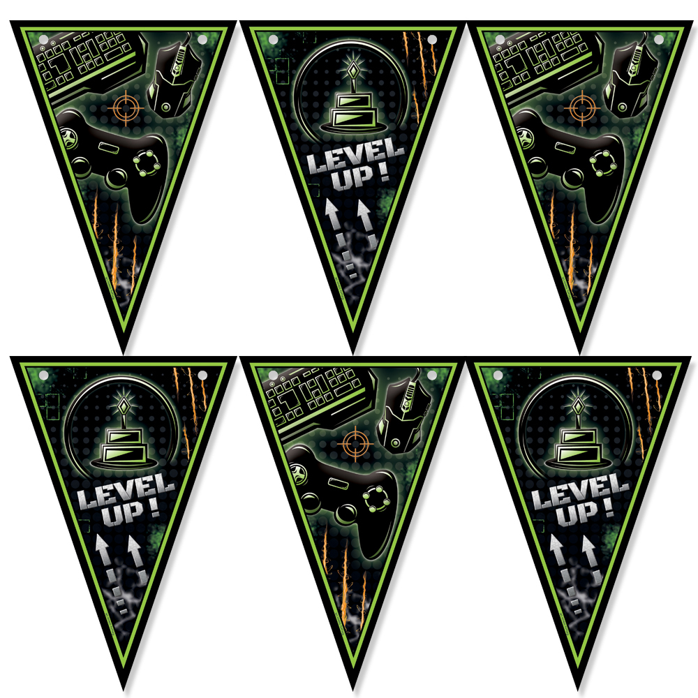 GAMER, video games, geek, computer Party props decorations ALL