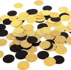 Glitter Confetti Circles Wedding Party Decor and Table Decor 1.2’’ in Diamete…