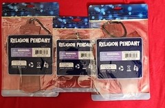 3 CROSS WOOD – VIRGIN MARY GUADALUPE – And JESUS NEW IN BAG