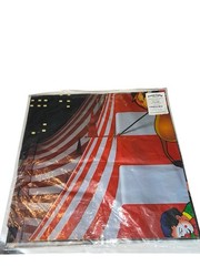 Oriental Trading Circus Big Top Backdrop Banner Set 9FT Long New Sealed