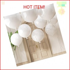 Adoinby 20 Large White Balloons, 24 Inch Jumbo Thick Giant Heavy Duty Balloons f
