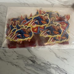 SUPERMAN RETURNS Ceiling DecorationHallmark PARTY EXPRESS Plastic DC COMICS Lot2