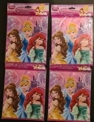 Huge Lot Disney Princess/Barbie Party Decor Cake Banner Treat Bags Stickers