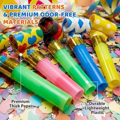 Dynamic 100 Pc Party Blower Set – Perfect for Birthdays, Graduations & More!