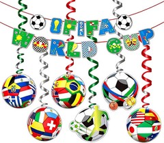 2026 World Cup Party Decorations, Soccer Birthday Party Decorations with World C