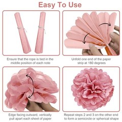 Rose Gold Farewell Party Decorations Kit for Women – Rose Gold