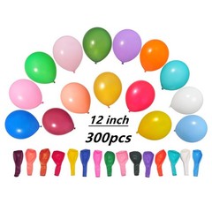 300 Pcs 12 Inch Balloons 15 Kinds Colors Latex Colorful Party Balloon Bulk fo…