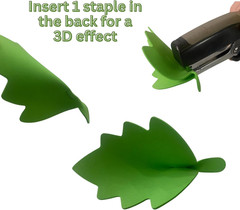 Die Cut Leaves – Foam Leaves 24 Pcs Leaf Cutouts for Bulletin Board & Craft Proj