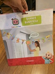 Cocomelon Birthday Party Supplies Custom Banner Candle Table Decorations NEW