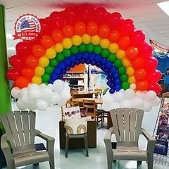 Rainbow Balloons Arch Kit – 175 Pcs party balloons ， balloons for birthday party