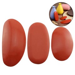 1Set Red Sculpture Carving Tool Kit with Rubber Pottery Ribs for Clay Crafting