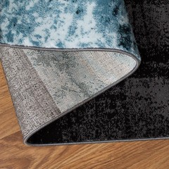Rugshop Contemporary Abstract Circle Design 2′ x 7’2″ (Rectangular), Grey