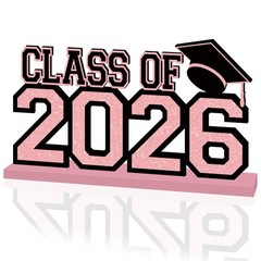 Pink Graduation Decorations 2026 11.8″ x 6.3″ 11.8 inches x 6.3 inches,