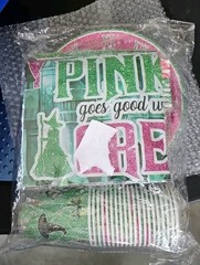 161pc Wicked Pink Bow Party Supply And Decorations