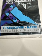 2 Pk -Marvel Avengers Black Panther 54”x 84” Plastic Tablecover – Birthday/Party