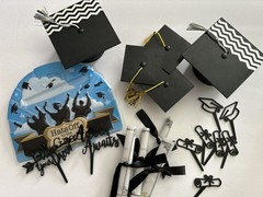 Graduation Party / Cake Decorations Supplies Bundle Table Cake Decor