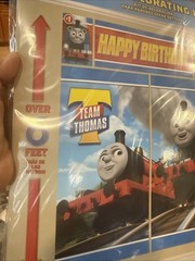 Thomas & Friends Giant Scene Setter Wall Decorating Kit Giant 5 Piece Set Party
