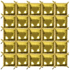 50 Pcs Balloon Wall Backdrop Kit Aluminum Foil Decorative Balloons