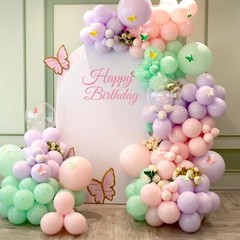 Happy Birthday Sign for Backdrop Decal Sign, Pink Happy Birthday Party Decal …
