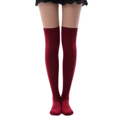 Women Thigh High Socks Girls Over Knee Extra Long Striped Leg Warmers 1 Pair