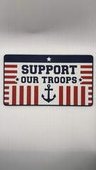 Navy Military Photobooth Party Props Set Of 5 Double Sided 5mm Made To Order !!