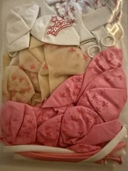 36pc Pink White Bow Coquette Balloons & Hanging Swirl Birthday Decorations Decor