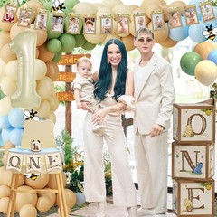 154pcs Winnie Pooh First Birthday Decorations Party Set, Classic Pooh Bear 1s…